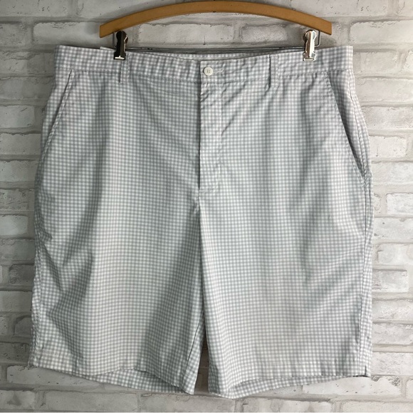 FootJoy Other - Footjoy Men's Grey & White Plaid Golf Shorts Size 40